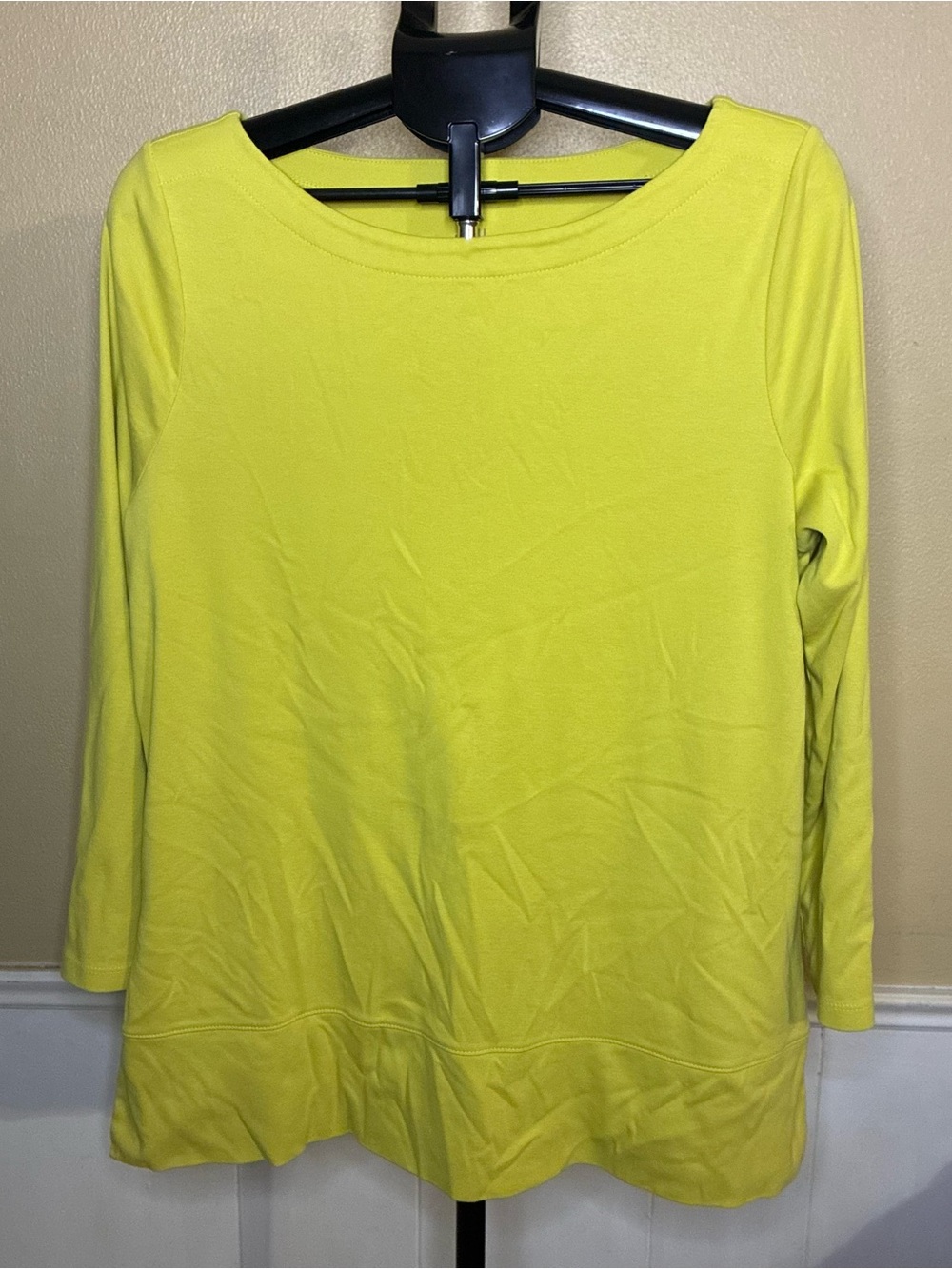 J. Jill Women's Scoop Neck Tunic - Bright Yellow